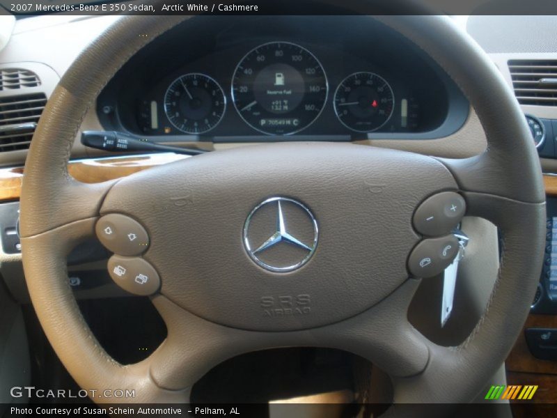 Arctic White / Cashmere 2007 Mercedes-Benz E 350 Sedan