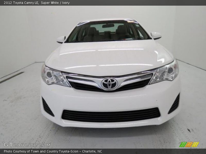 Super White / Ivory 2012 Toyota Camry LE