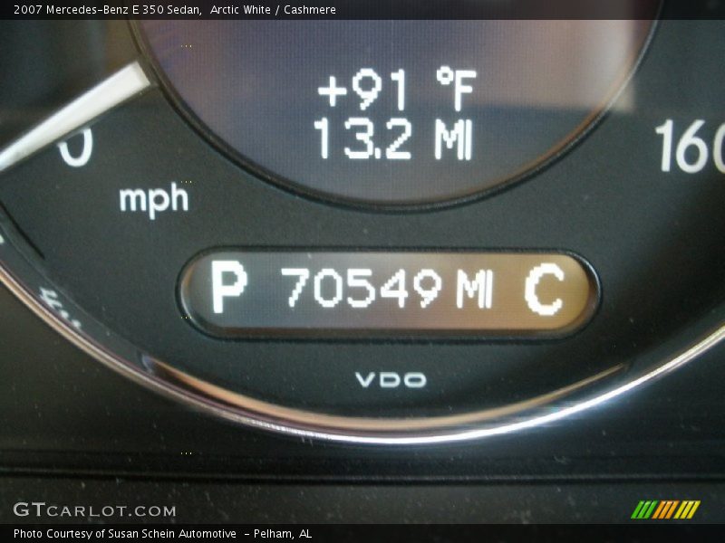 Arctic White / Cashmere 2007 Mercedes-Benz E 350 Sedan
