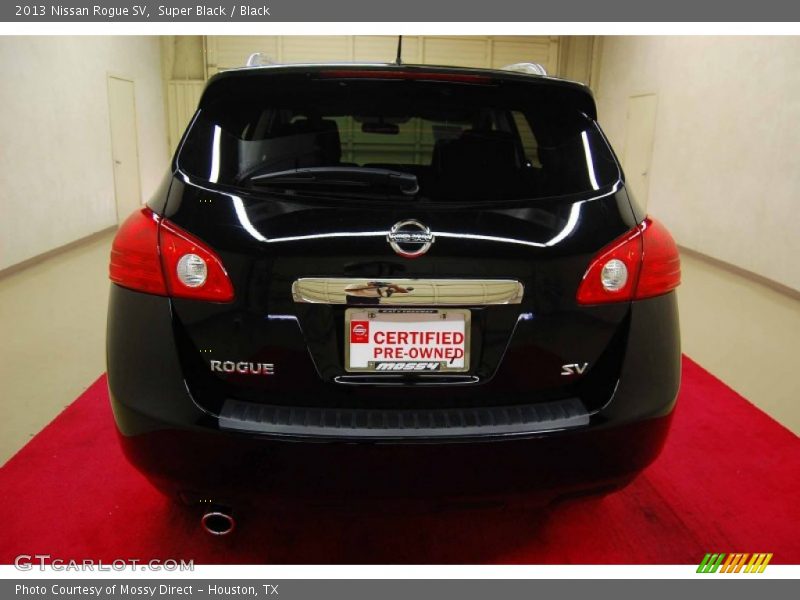 Super Black / Black 2013 Nissan Rogue SV