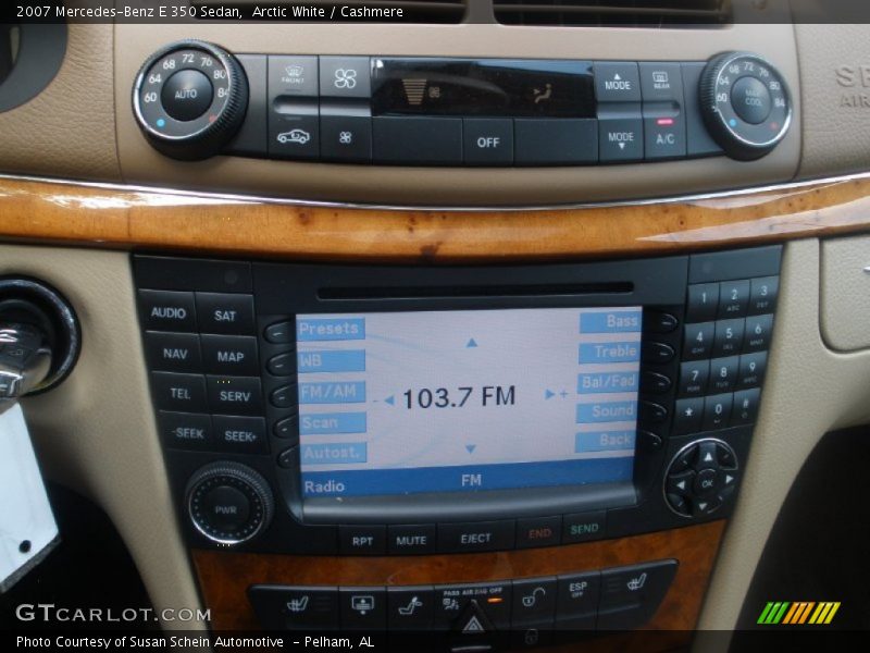 Arctic White / Cashmere 2007 Mercedes-Benz E 350 Sedan