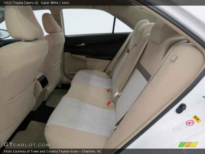 Super White / Ivory 2012 Toyota Camry LE