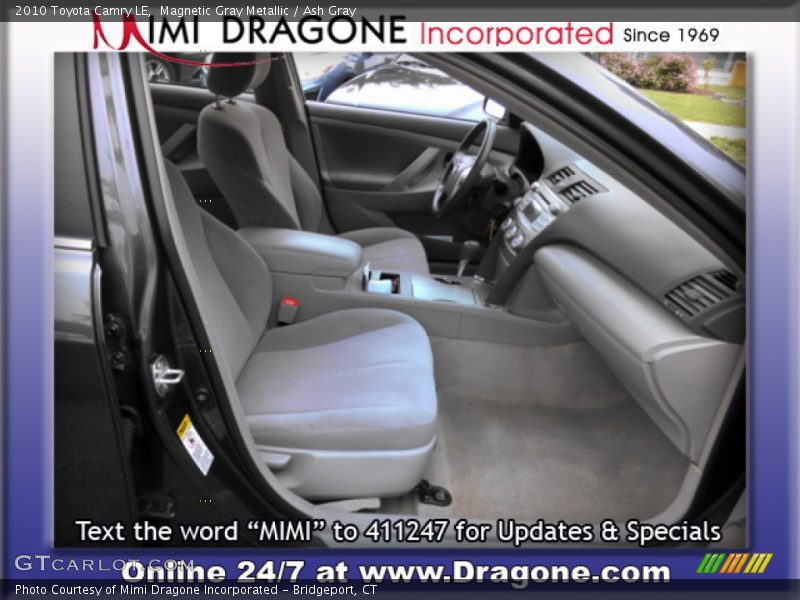 Magnetic Gray Metallic / Ash Gray 2010 Toyota Camry LE
