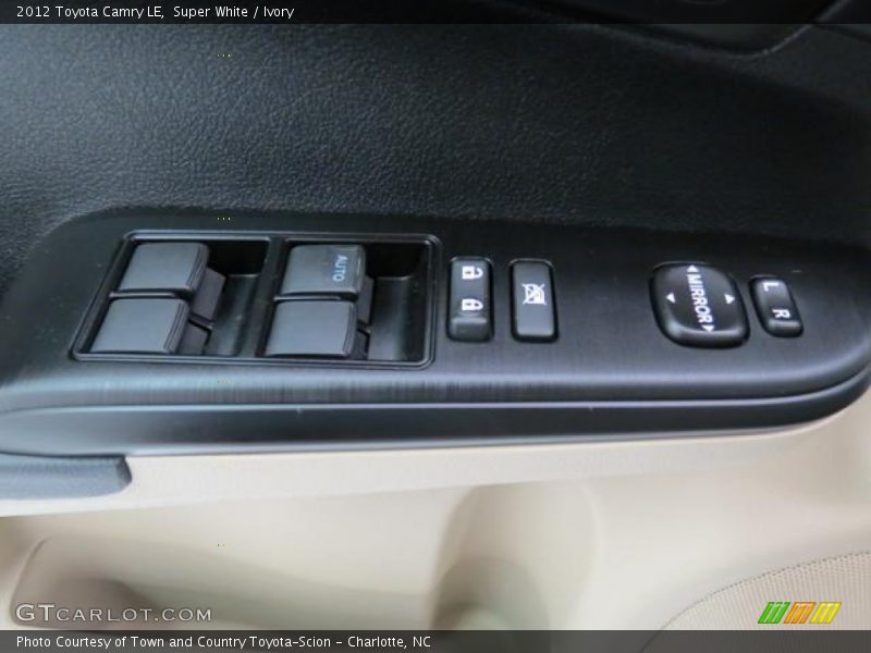 Super White / Ivory 2012 Toyota Camry LE