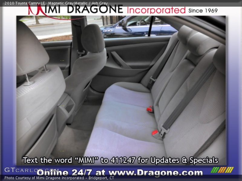 Magnetic Gray Metallic / Ash Gray 2010 Toyota Camry LE