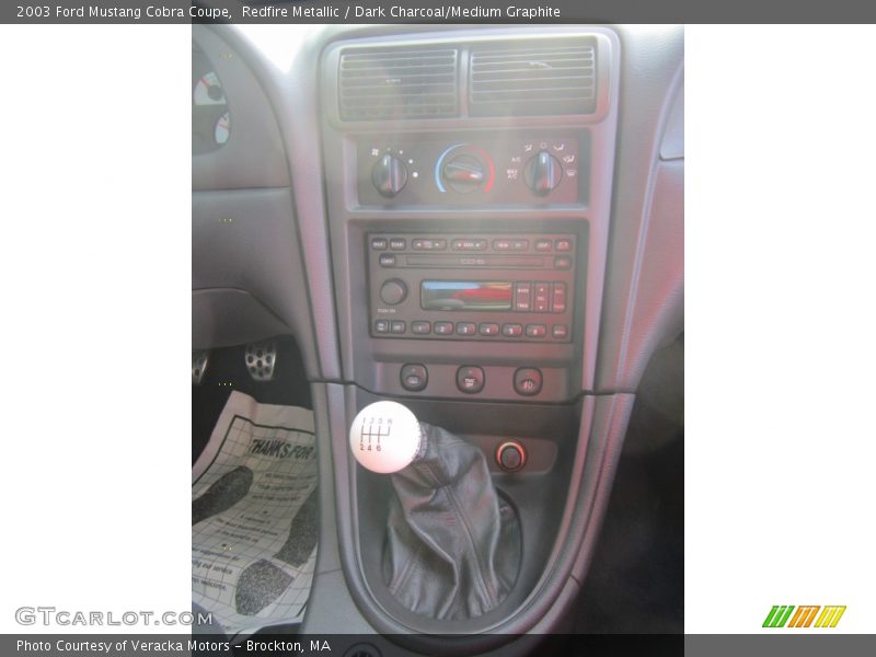 Controls of 2003 Mustang Cobra Coupe