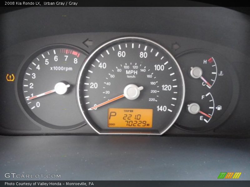 Urban Gray / Gray 2008 Kia Rondo LX