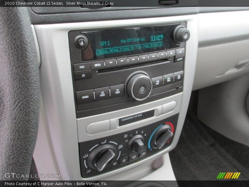 Controls of 2010 Cobalt LS Sedan