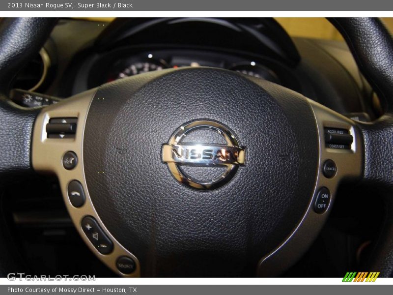Super Black / Black 2013 Nissan Rogue SV