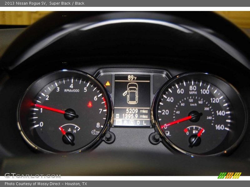 Super Black / Black 2013 Nissan Rogue SV