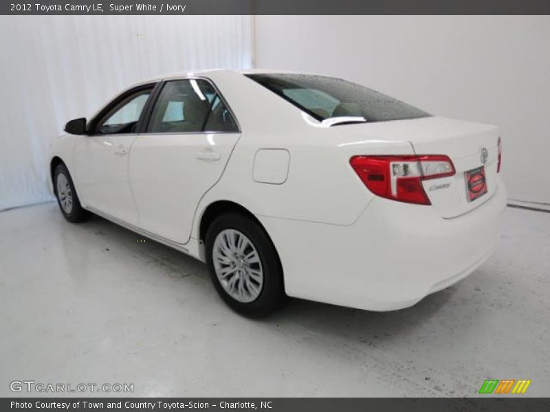 Super White / Ivory 2012 Toyota Camry LE