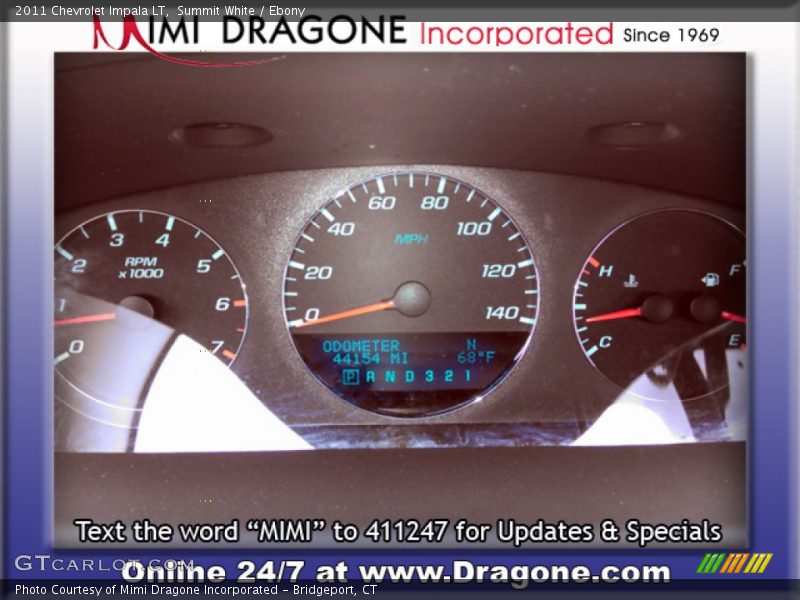 Summit White / Ebony 2011 Chevrolet Impala LT