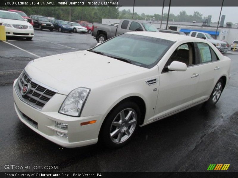 White Diamond Tricoat / Cashmere 2008 Cadillac STS 4 V6 AWD