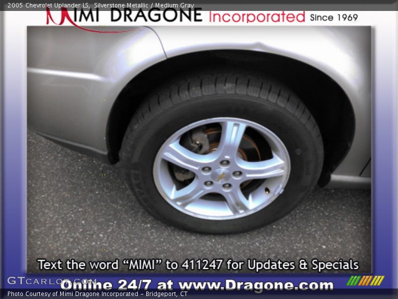 Silverstone Metallic / Medium Gray 2005 Chevrolet Uplander LS