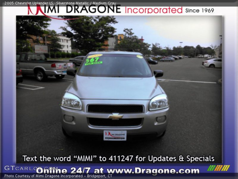 Silverstone Metallic / Medium Gray 2005 Chevrolet Uplander LS