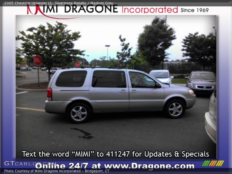 Silverstone Metallic / Medium Gray 2005 Chevrolet Uplander LS