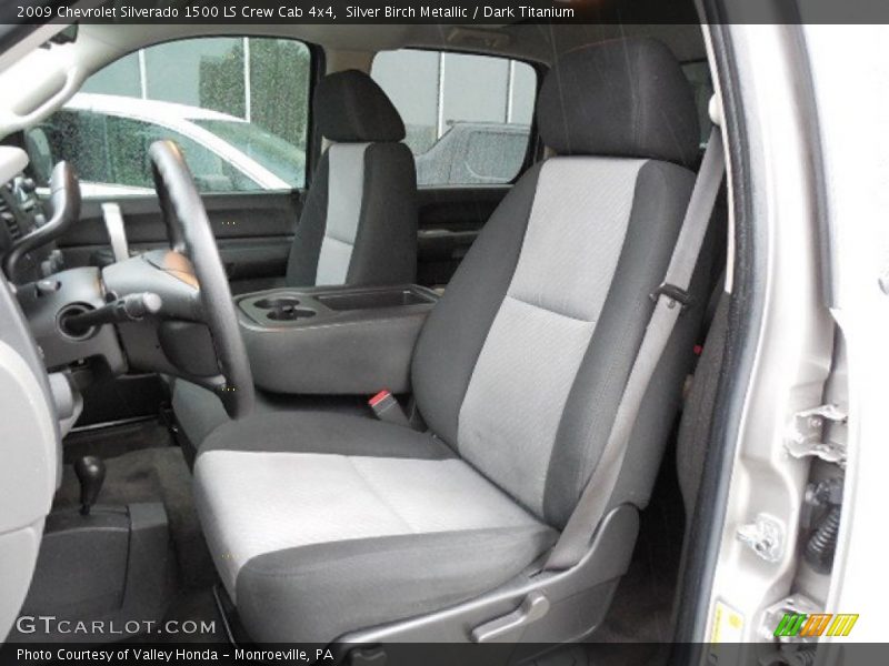 Silver Birch Metallic / Dark Titanium 2009 Chevrolet Silverado 1500 LS Crew Cab 4x4
