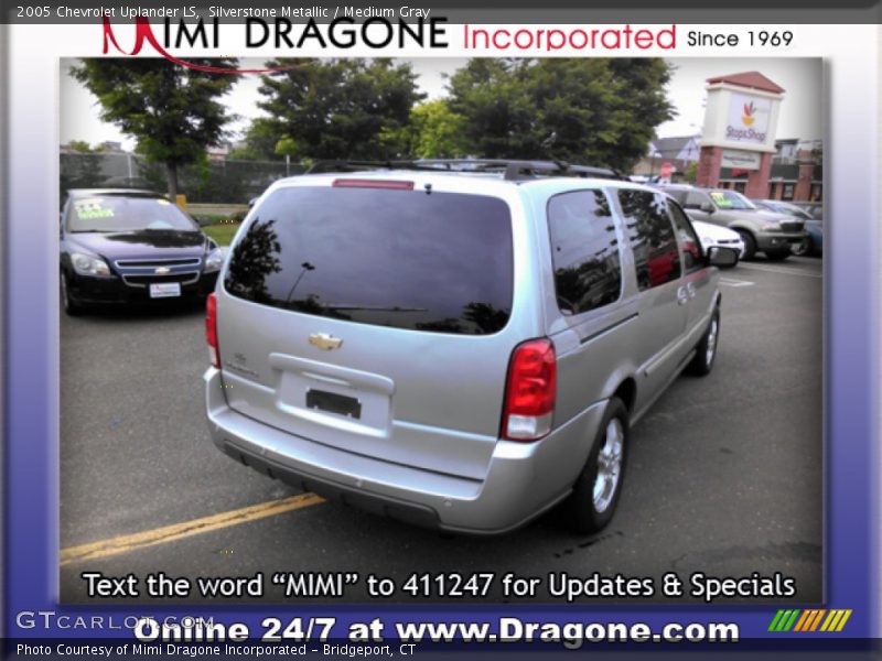 Silverstone Metallic / Medium Gray 2005 Chevrolet Uplander LS