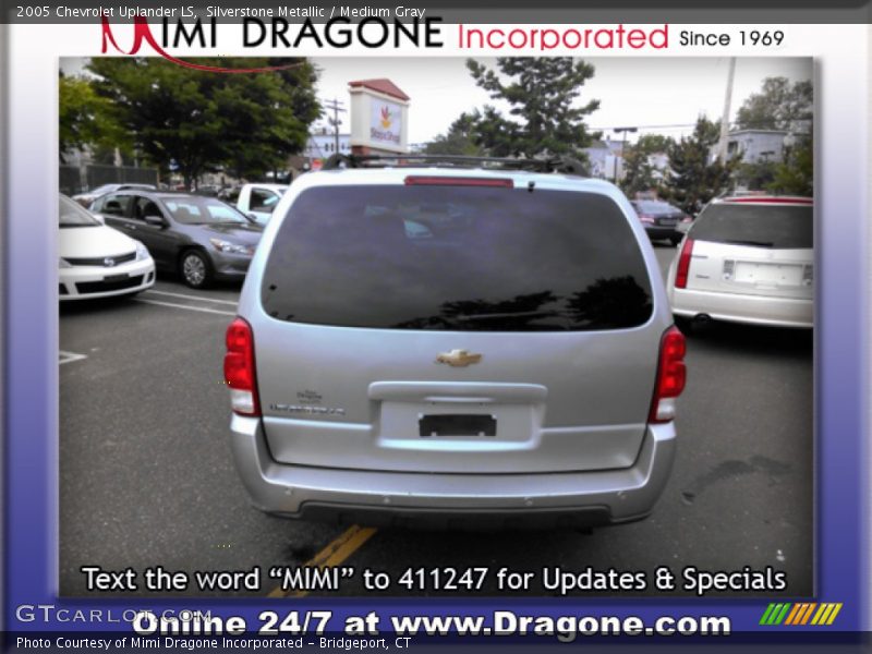 Silverstone Metallic / Medium Gray 2005 Chevrolet Uplander LS