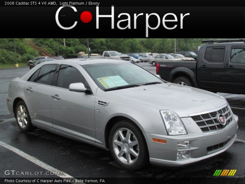 Light Platinum / Ebony 2008 Cadillac STS 4 V6 AWD