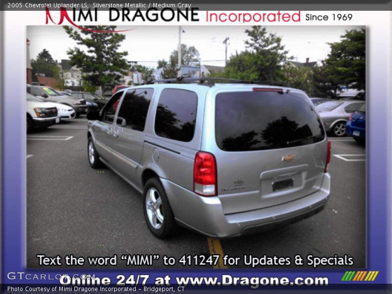 Silverstone Metallic / Medium Gray 2005 Chevrolet Uplander LS