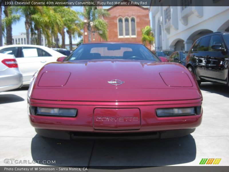  1993 Corvette 40th Anniversary Convertible Ruby Red Metallic