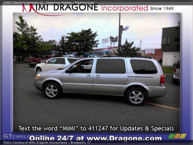 Silverstone Metallic / Medium Gray 2005 Chevrolet Uplander LS