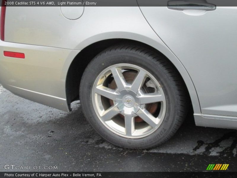 Light Platinum / Ebony 2008 Cadillac STS 4 V6 AWD