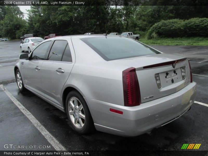 Light Platinum / Ebony 2008 Cadillac STS 4 V6 AWD