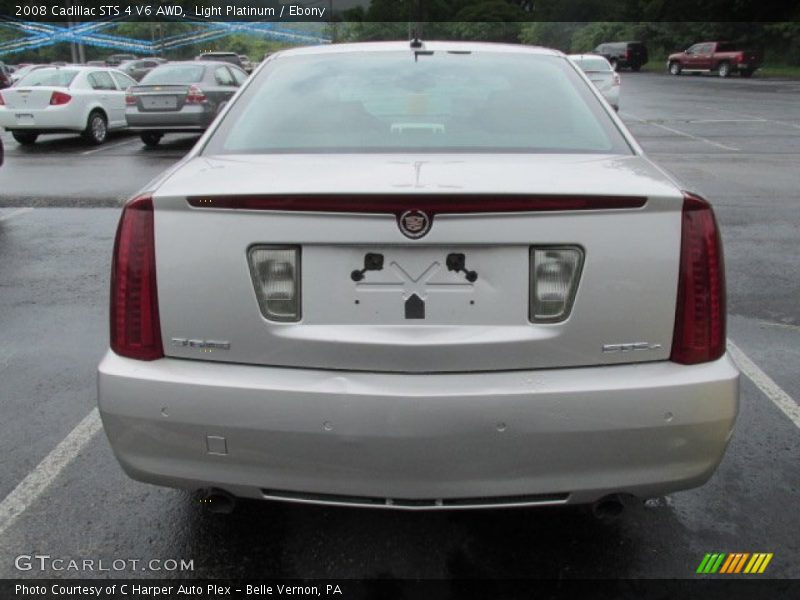 Light Platinum / Ebony 2008 Cadillac STS 4 V6 AWD