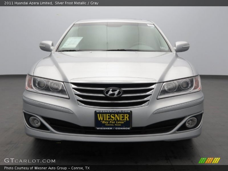 Silver Frost Metallic / Gray 2011 Hyundai Azera Limited