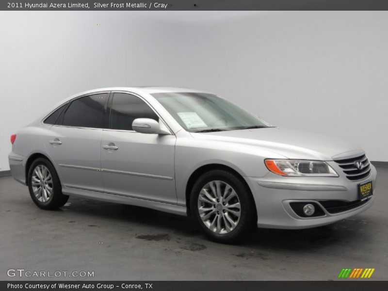 Silver Frost Metallic / Gray 2011 Hyundai Azera Limited