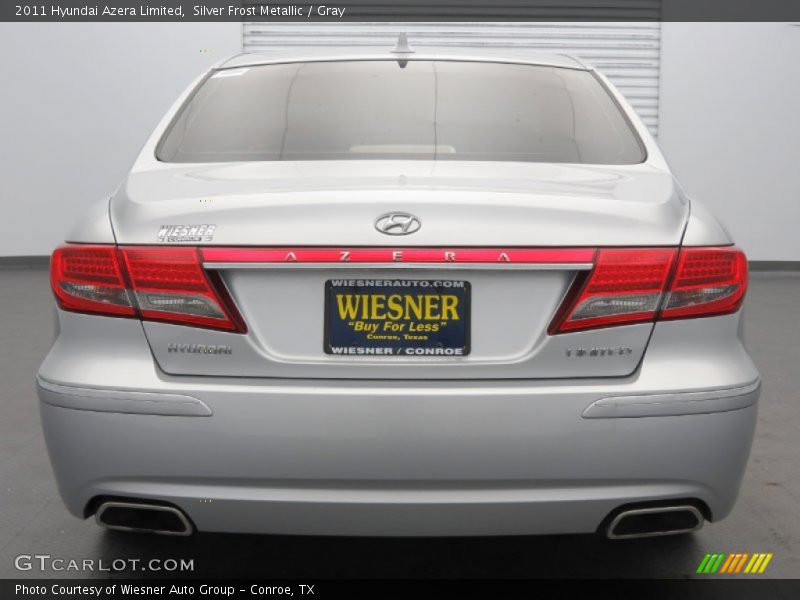 Silver Frost Metallic / Gray 2011 Hyundai Azera Limited