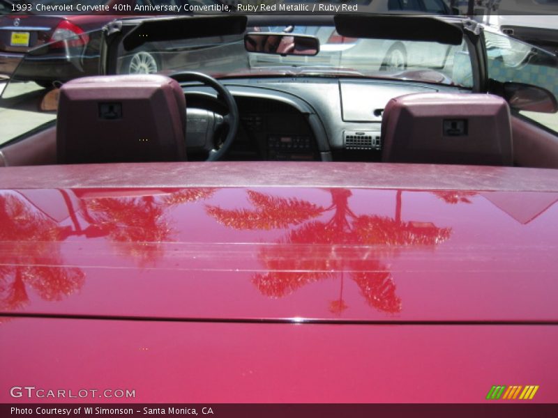 Ruby Red Metallic / Ruby Red 1993 Chevrolet Corvette 40th Anniversary Convertible