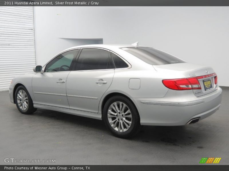 Silver Frost Metallic / Gray 2011 Hyundai Azera Limited