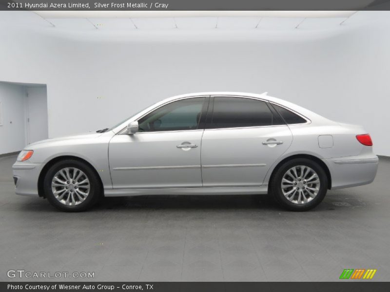 Silver Frost Metallic / Gray 2011 Hyundai Azera Limited