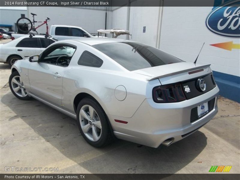 Ingot Silver / Charcoal Black 2014 Ford Mustang GT Coupe