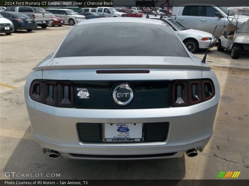 Ingot Silver / Charcoal Black 2014 Ford Mustang GT Coupe
