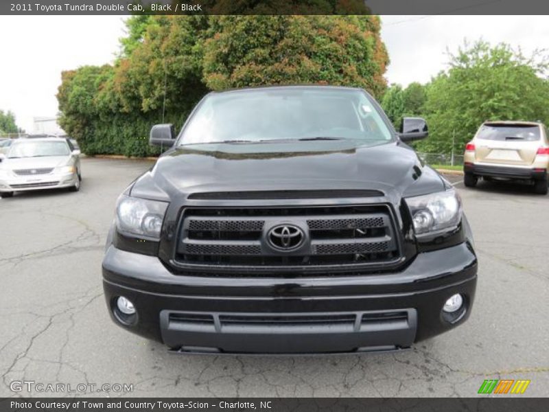 Black / Black 2011 Toyota Tundra Double Cab
