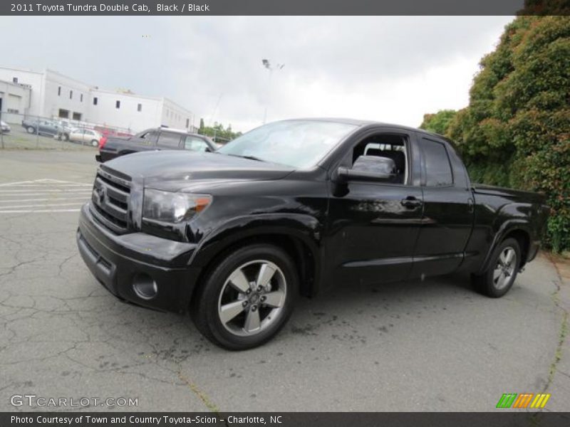 Black / Black 2011 Toyota Tundra Double Cab