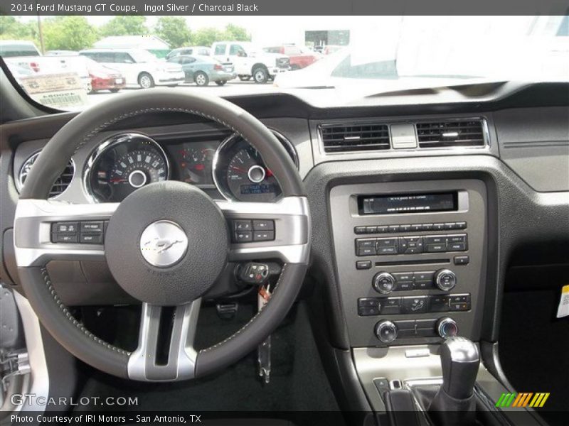 Ingot Silver / Charcoal Black 2014 Ford Mustang GT Coupe
