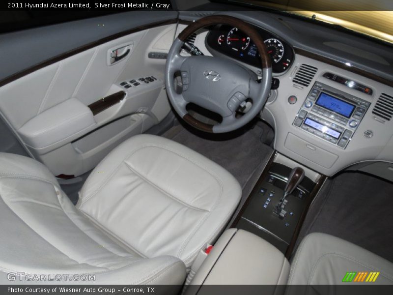  2011 Azera Limited Gray Interior