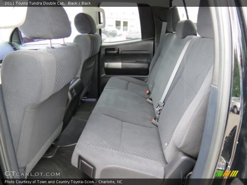 Rear Seat of 2011 Tundra Double Cab