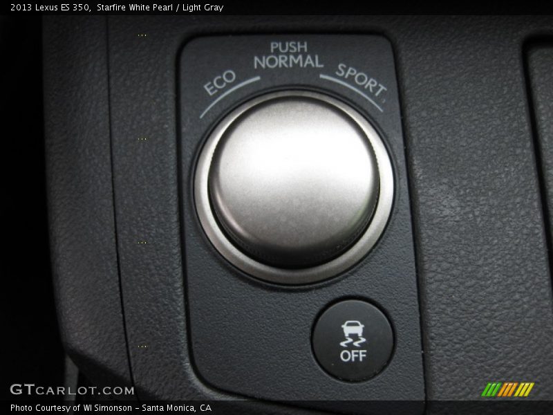 Starfire White Pearl / Light Gray 2013 Lexus ES 350