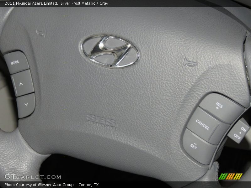Silver Frost Metallic / Gray 2011 Hyundai Azera Limited