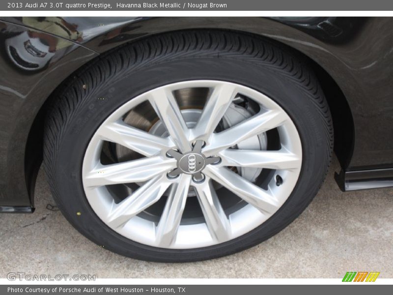 Havanna Black Metallic / Nougat Brown 2013 Audi A7 3.0T quattro Prestige