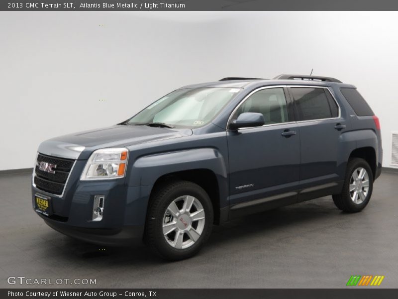 Atlantis Blue Metallic / Light Titanium 2013 GMC Terrain SLT