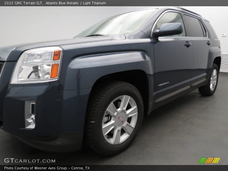 Atlantis Blue Metallic / Light Titanium 2013 GMC Terrain SLT