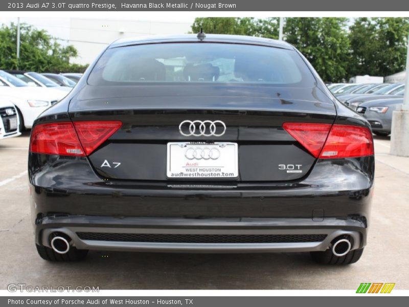 Havanna Black Metallic / Nougat Brown 2013 Audi A7 3.0T quattro Prestige