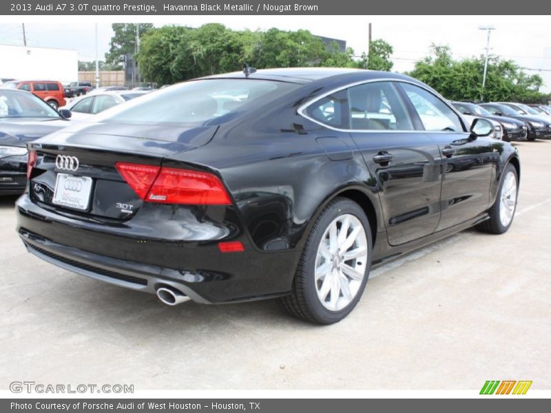 Havanna Black Metallic / Nougat Brown 2013 Audi A7 3.0T quattro Prestige